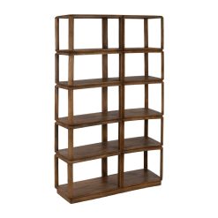 Estantes Castanho Madeira Mango Room 115 X 42 X 195 Cm