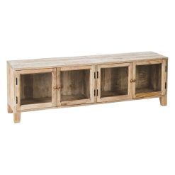Gabinete De Televisão Branco Escovado 160 X 35