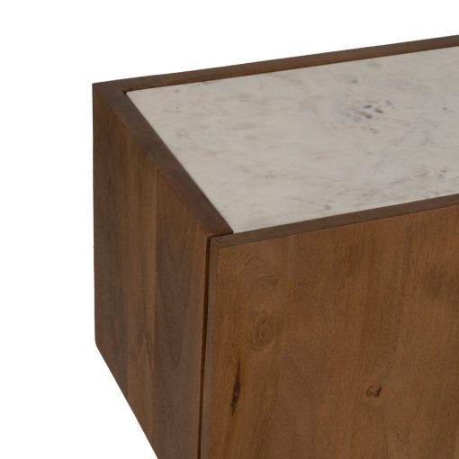 Gabinete De Televisão Branco-Natural 200 X 35 X 46 Cm - Image 5