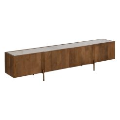 Gabinete De Televisão Branco-Natural 200 X 35 X 46 Cm