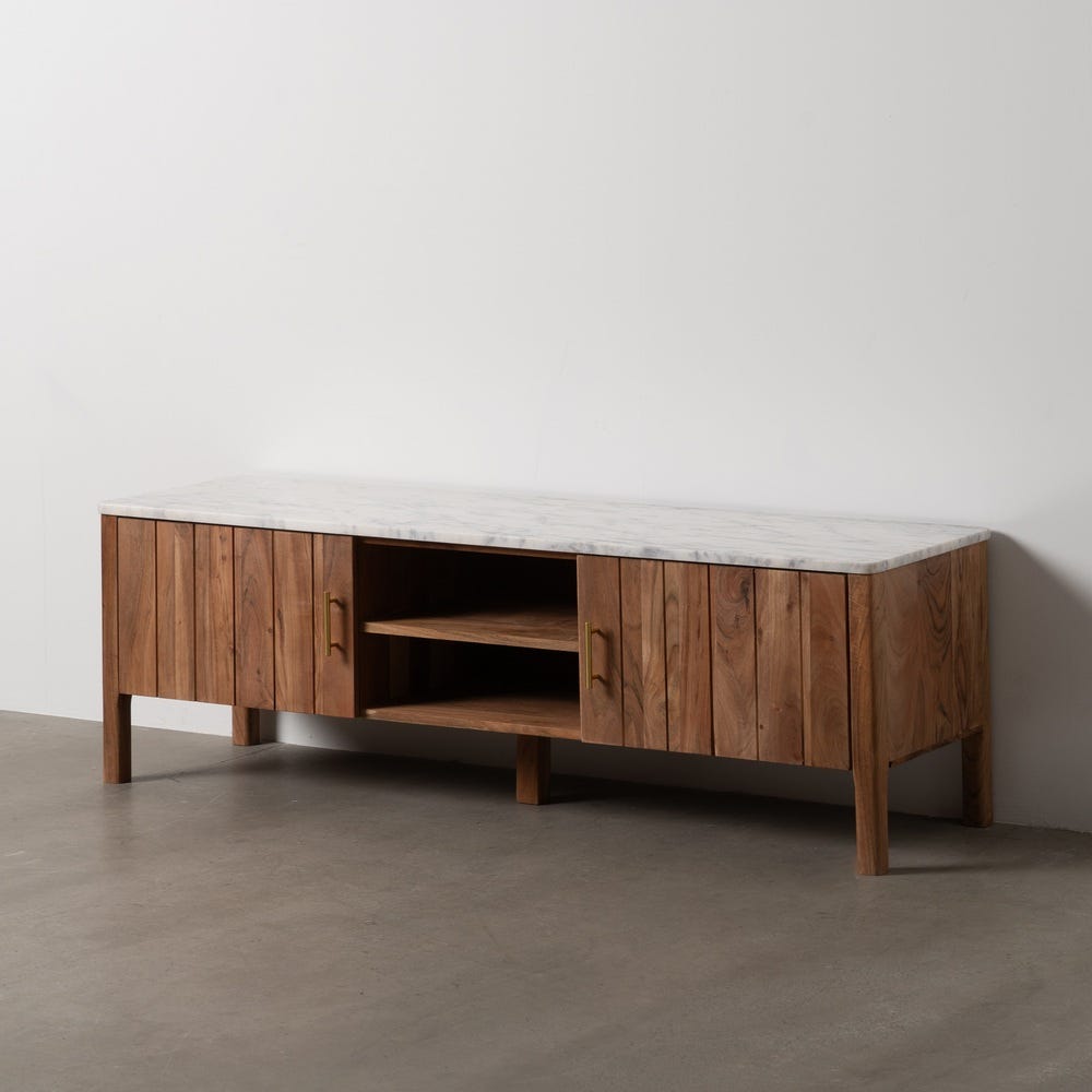 Gabinete De Televisão Natural Acacia 141 X 41 X 45 Cm - Image 2