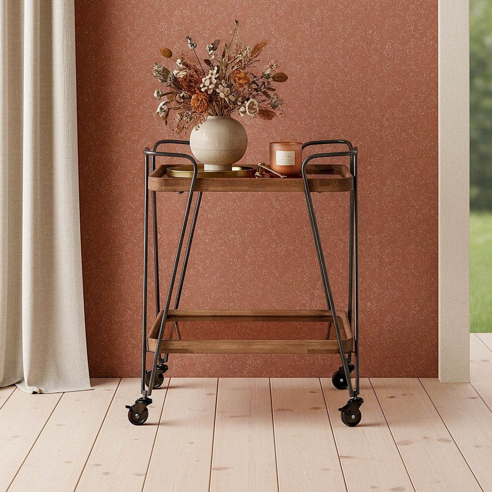 Garçonete Móveis Natural-Preto 50 X 50 X 65 Cm - Image 2