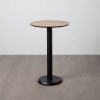 Mesa Alta Natural Metal-Madeira Contract 65 X 65 X 100 Cm