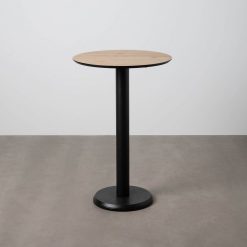 Mesa Alta Natural Metal-Madeira Contract 65 X 65 X 100 Cm