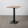 Mesa Alta Natural Metal-Madeira Contract 68 X 68 X 100 Cm