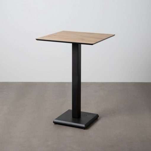Mesa Alta Natural Metal-Madeira Contract 68 X 68 X 100 Cm