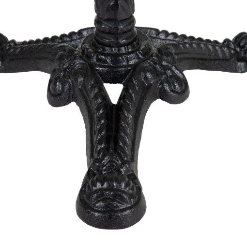 Mesa Auxiliar Branco-Negro Metal-Mármol 60 X 60 X 71 Cm - Image 3