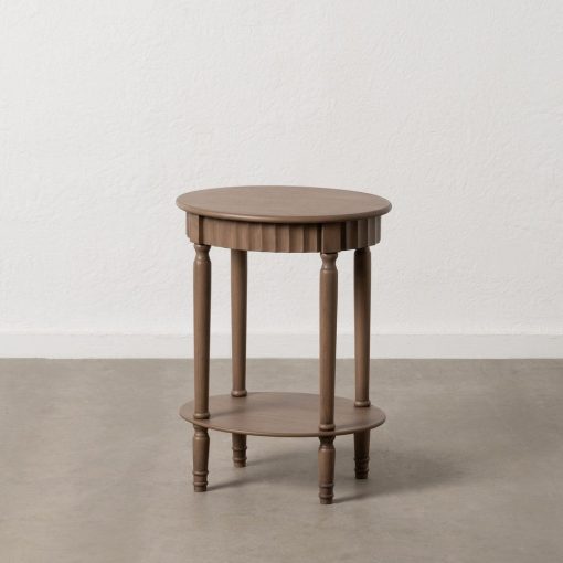 Mesa Auxiliar Castanho Mdf-Madeira 50 X 40 X 66 Cm - Image 2