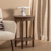Mesa Auxiliar Castanho Mdf-Madeira 50 X 40 X 66 Cm