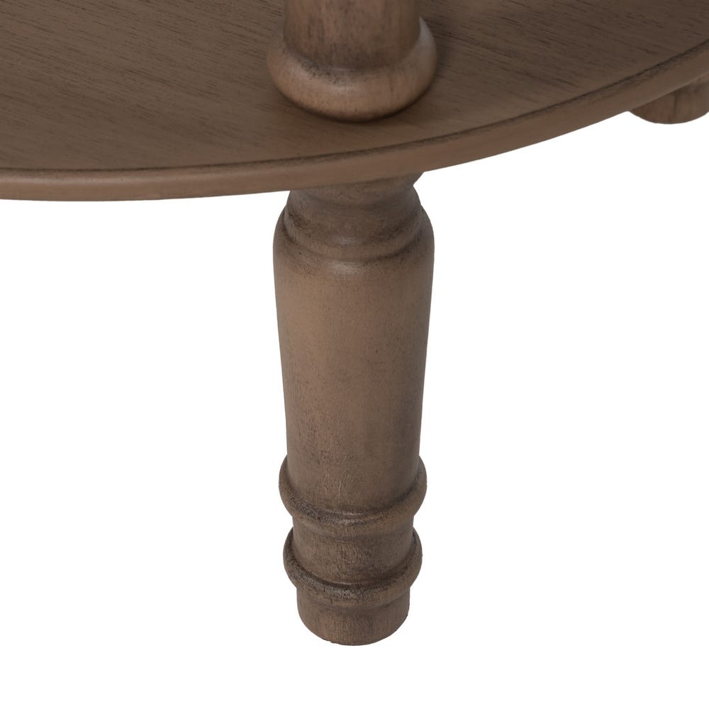 Mesa Auxiliar Castanho Mdf-Madeira 50 X 40 X 66 Cm - Image 3