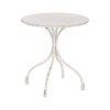 Mesa Auxiliar Creme Metal 70 X 70 X 75 Cm