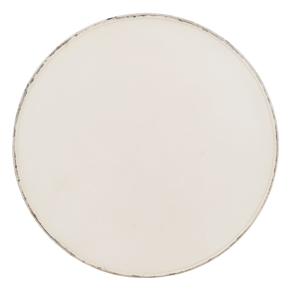 Mesa Auxiliar Creme Metal 70 X 70 X 75 Cm - Image 5