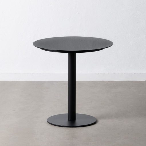 Mesa Auxiliar Preto Cristal/Metal 60 X 60 X 60 Cm - Image 2