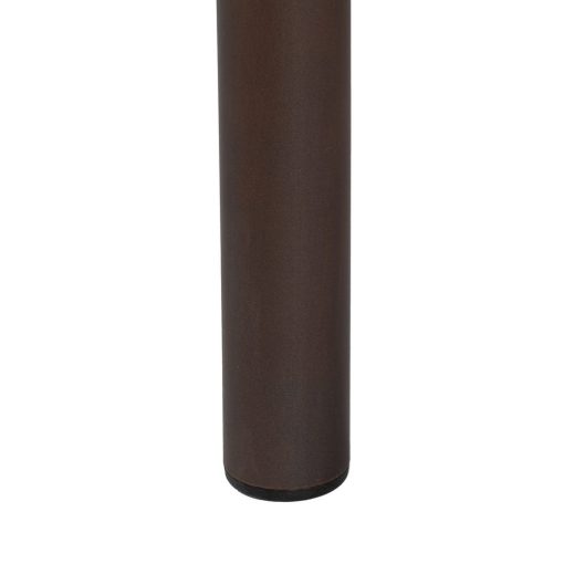 Mesa Cafe Castanho Escuro Metal-Cristal 75 X 75 X 46 Cm - Image 5