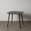 Mesa Castanho Escuro Madeira Mango 80 X 80 X 75 Cm