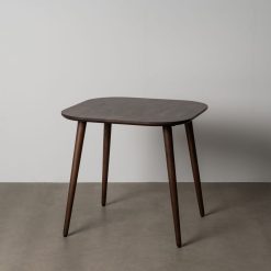 Mesa Castanho Escuro Madeira Mango 80 X 80 X 75 Cm
