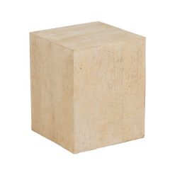 Mesa De Apoio Beige Magnésio 37 X 37 X 46