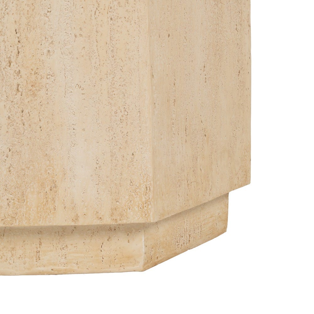 Mesa De Apoio Beige Magnésio 41,50 X 36,50 X 46,50 Cm - Image 3