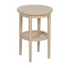 Mesa De Apoio Creme Mdf- 40 X 40 X 56 Cm