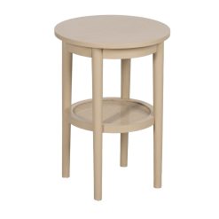 Mesa De Apoio Creme Mdf- 40 X 40 X 56 Cm