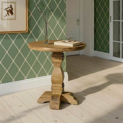 Mesa De Apoio Madeira Mango Room 65 X 65 X 66 Cm - Image 2