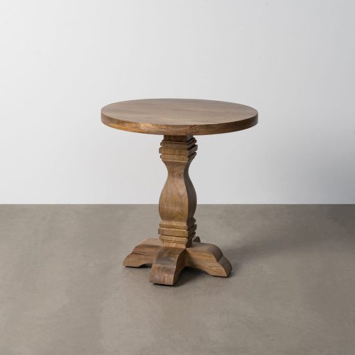 Mesa De Apoio Madeira Mango Room 65 X 65 X 66 Cm - Image 3