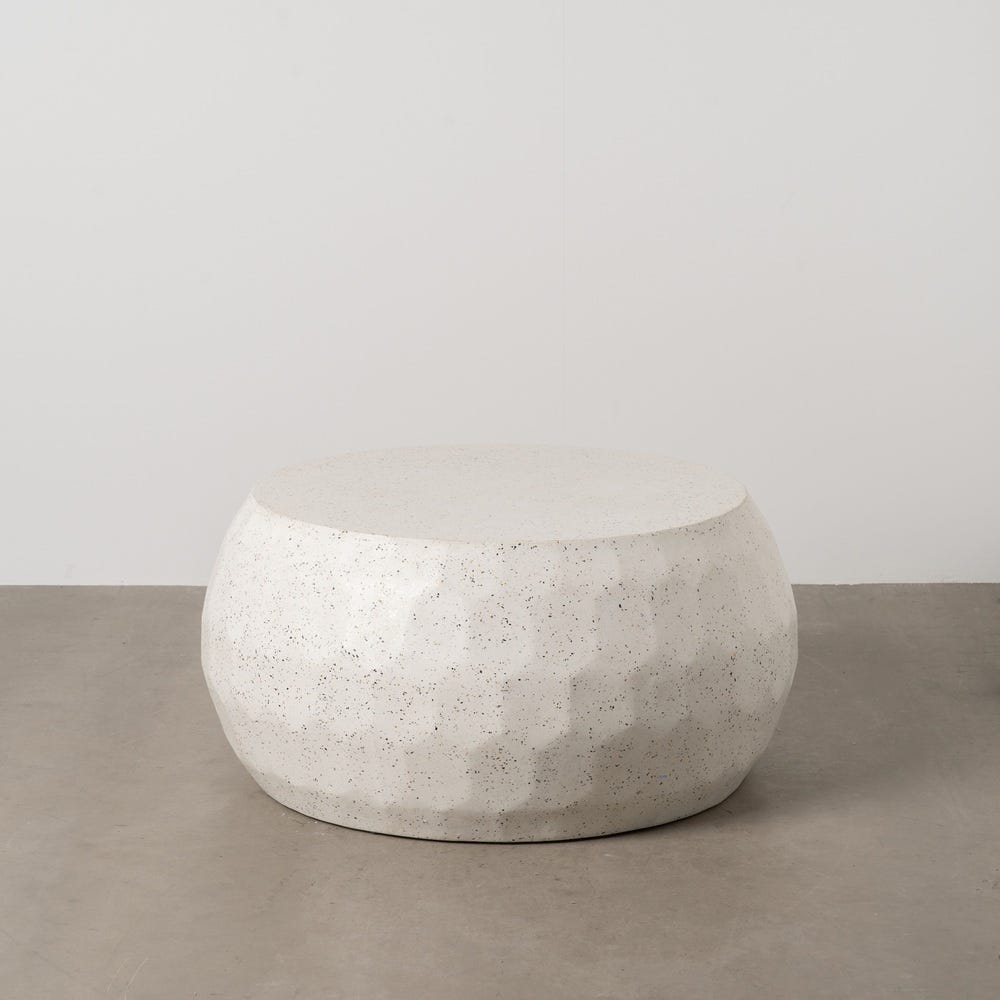 Mesa De Cafe Beige Cimento 92 X 92 X 45 Cm - Image 2