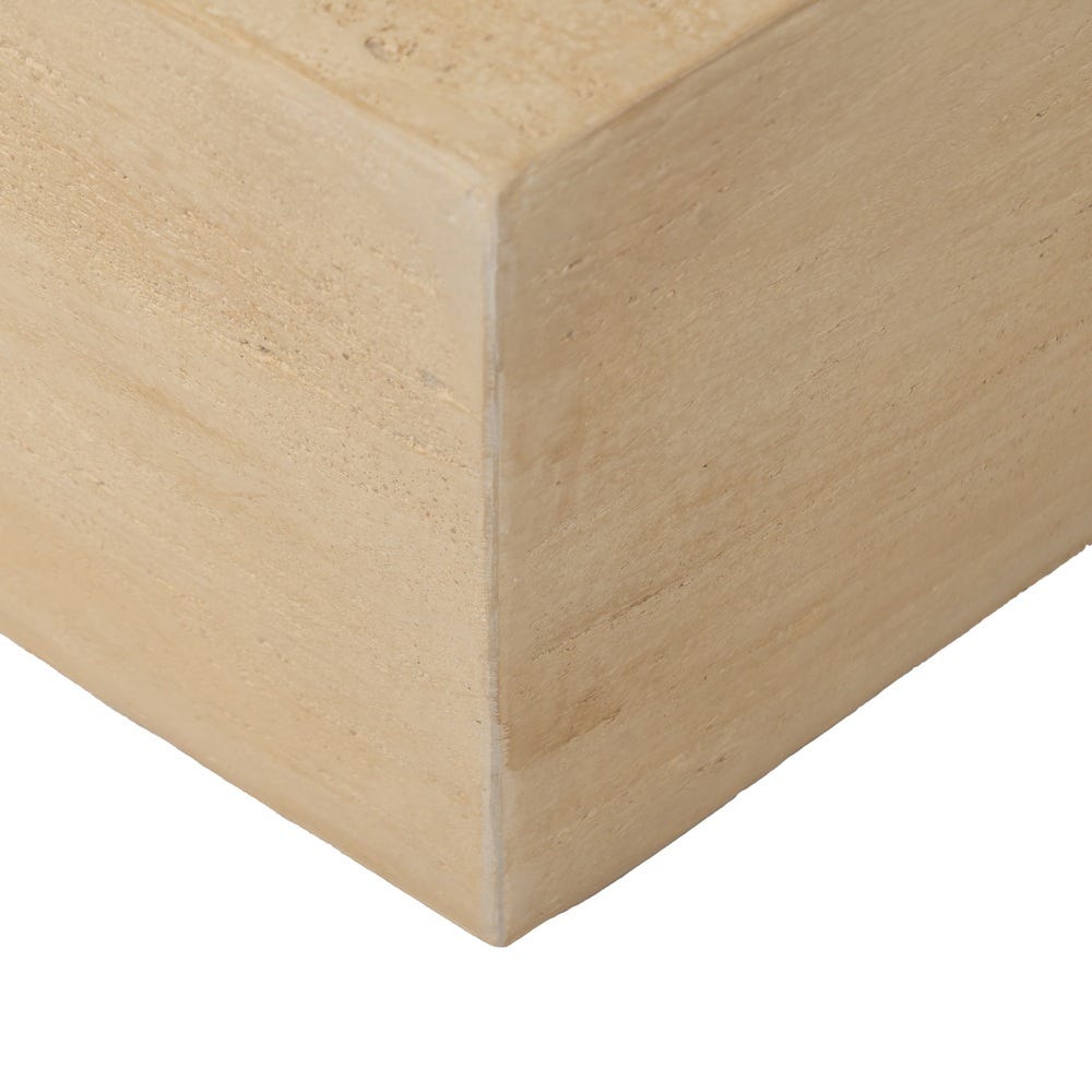 Mesa De Cafe Beige Magnésio 80 X 80 X 40 Cm - Image 4