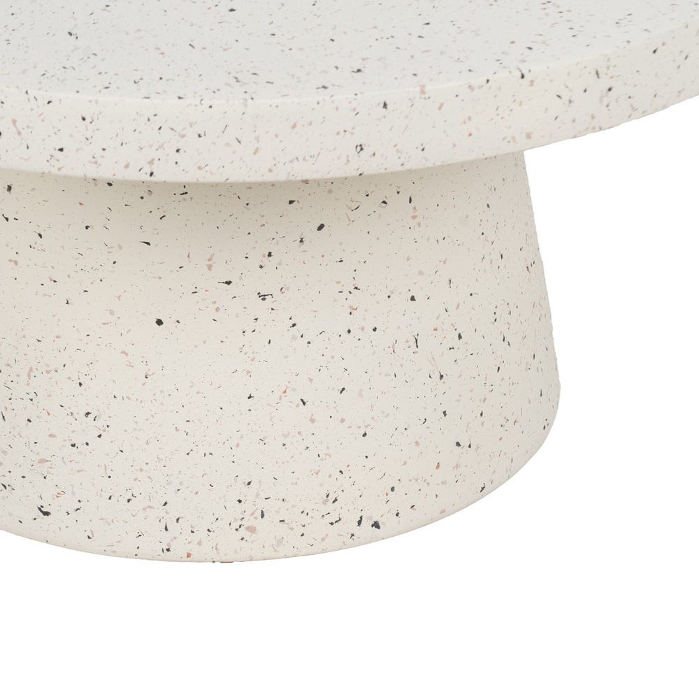 Mesa De Cafe Branco Fibra De Magnésio 80 X 80 X 38 Cm - Image 5