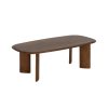Mesa De Cafe Castanho Madeira Mango 120 X 60 X 40 Cm