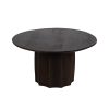 Mesa De Cafe Castanho Madeira Mango Room 75 X 75 X 40 Cm