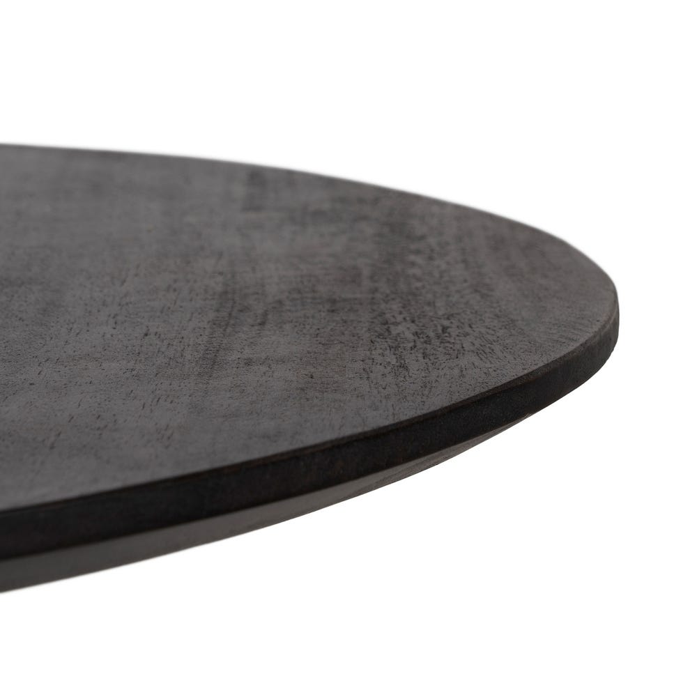 Mesa De Cafe Castanho Madeira Mango Room 75 X 75 X 40 Cm - Image 3