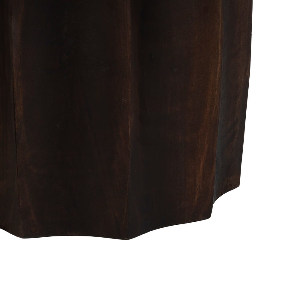 Mesa De Cafe Castanho Madeira Mango Room 75 X 75 X 40 Cm - Image 4