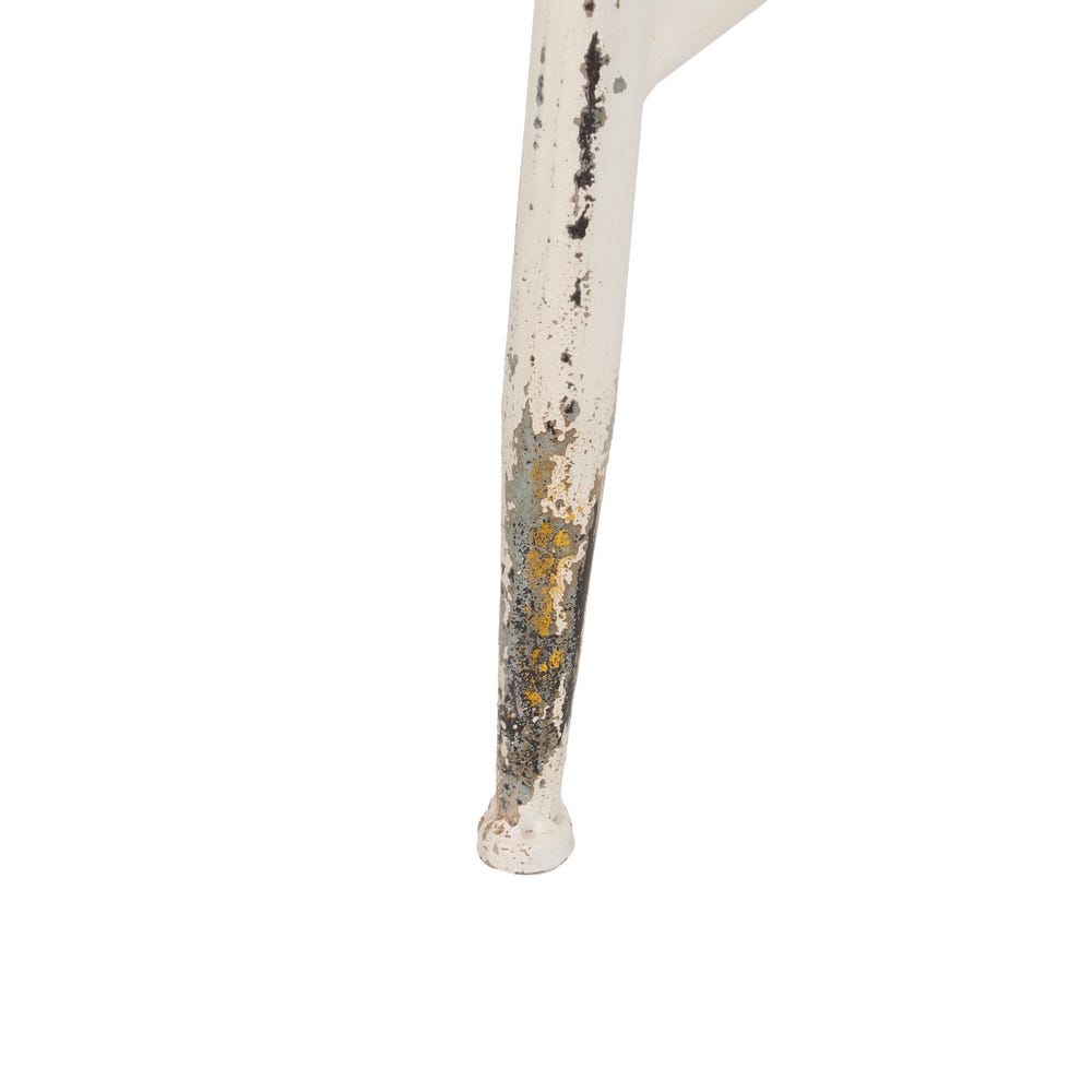 Mesa De Cafe Creme Metal 75 X 75 X 50 Cm - Image 3