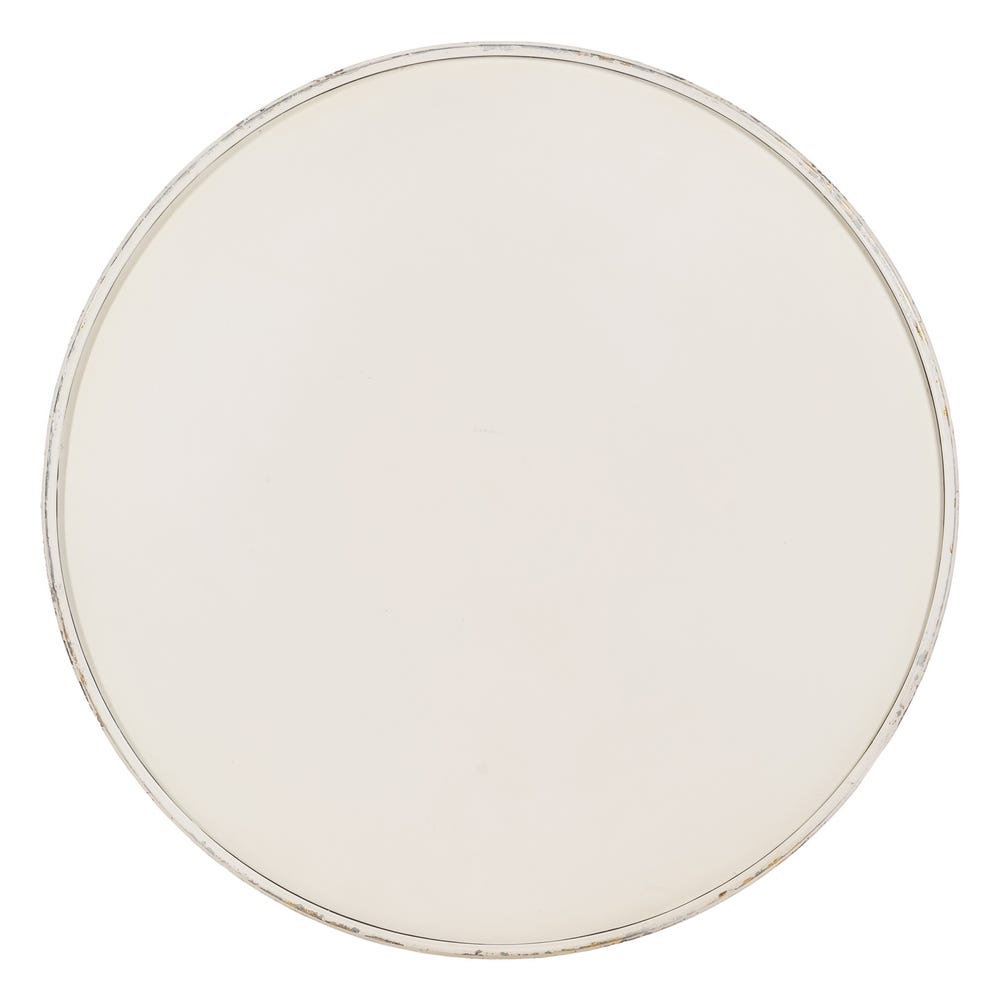 Mesa De Cafe Creme Metal 75 X 75 X 50 Cm - Image 4