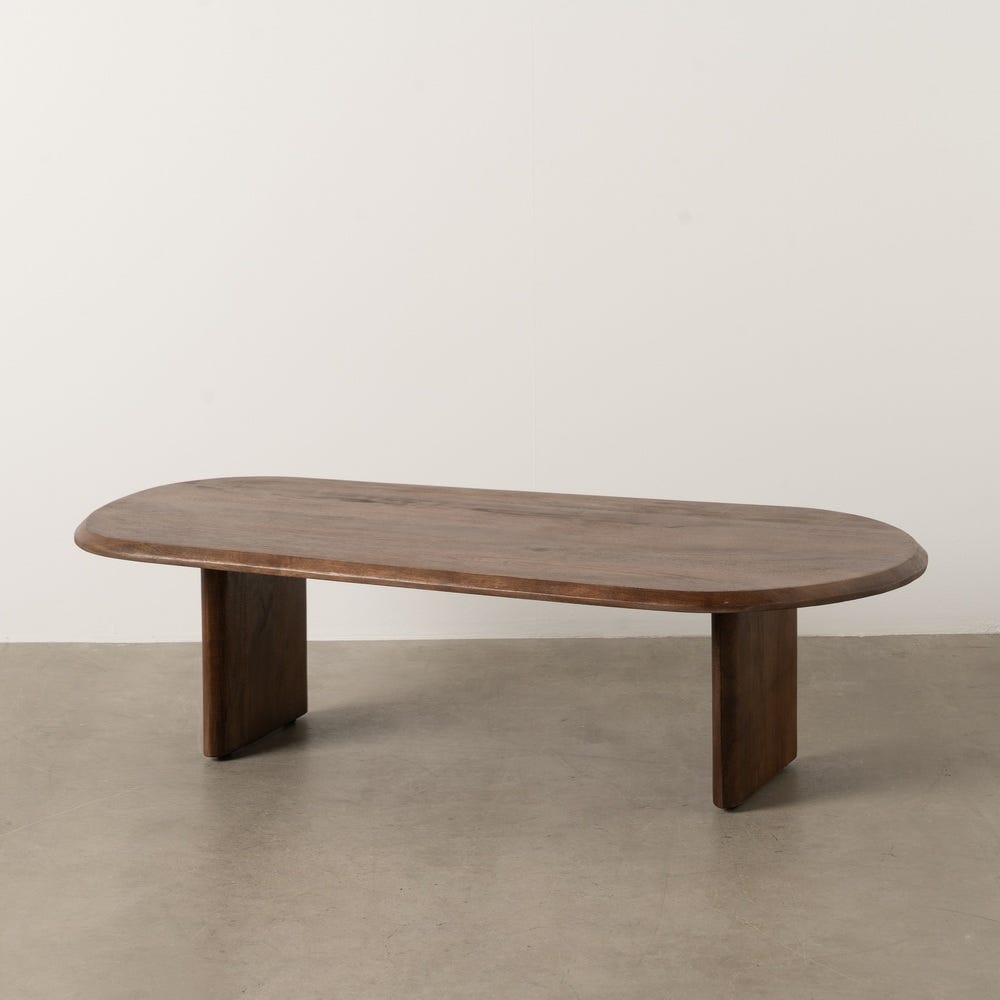 Mesa De Cafe Mel Madeira Mango 120 X 60 X 32 Cm - Image 2