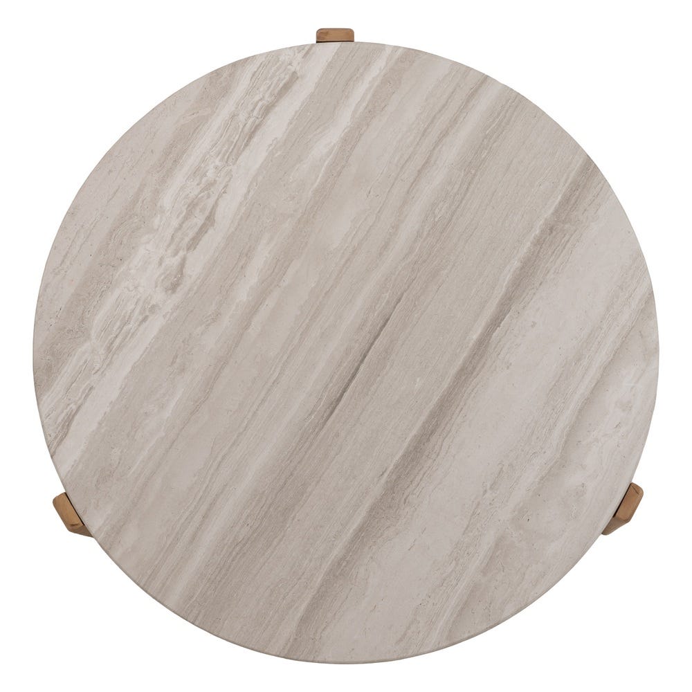 Mesa De Cafe Natural-Branco 83 X 80 X 37 Cm - Image 4