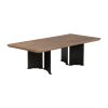 Mesa De Cafe Natural Madeira-Ferro Room 150 X 70 X 43 Cm