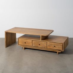 Mesa De Cafe Natural Madeira Mango Room 150 X 60 X 45 Cm