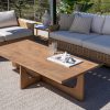 Mesa De Cafe Natural Madeira Mango Room 152 X 76 X 36 Cm