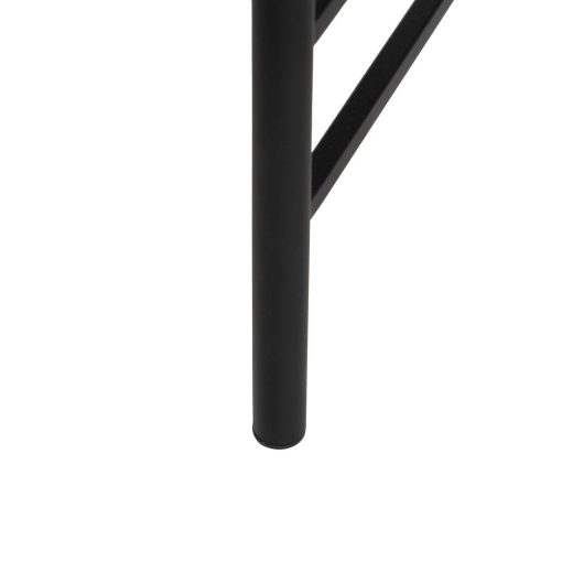 Mesa De Cafe Natural-Preto Madeira-Metal 76 X 81 X 38 Cm - Image 4