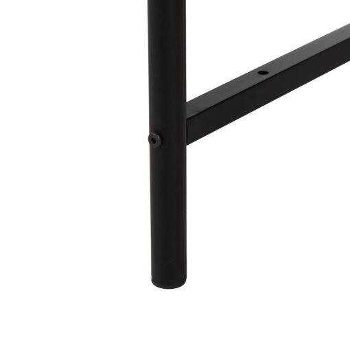 Mesa De Cafe Natural-Preto Metal-Madeira 89 X 89 X 42,50 Cm - Image 3