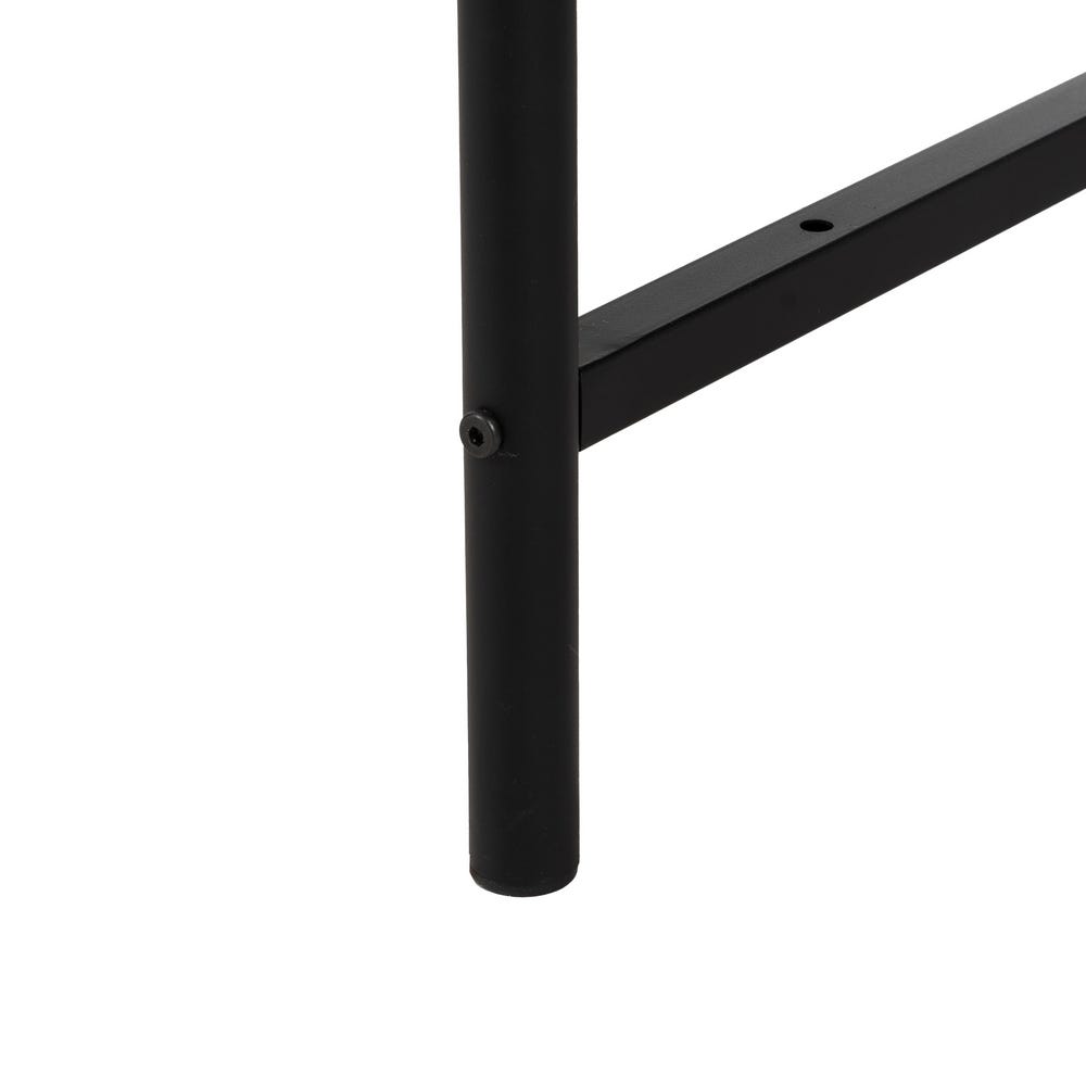 Mesa De Cafe Natural-Preto Metal-Madeira 89 X 89 X 42,50 Cm - Image 3