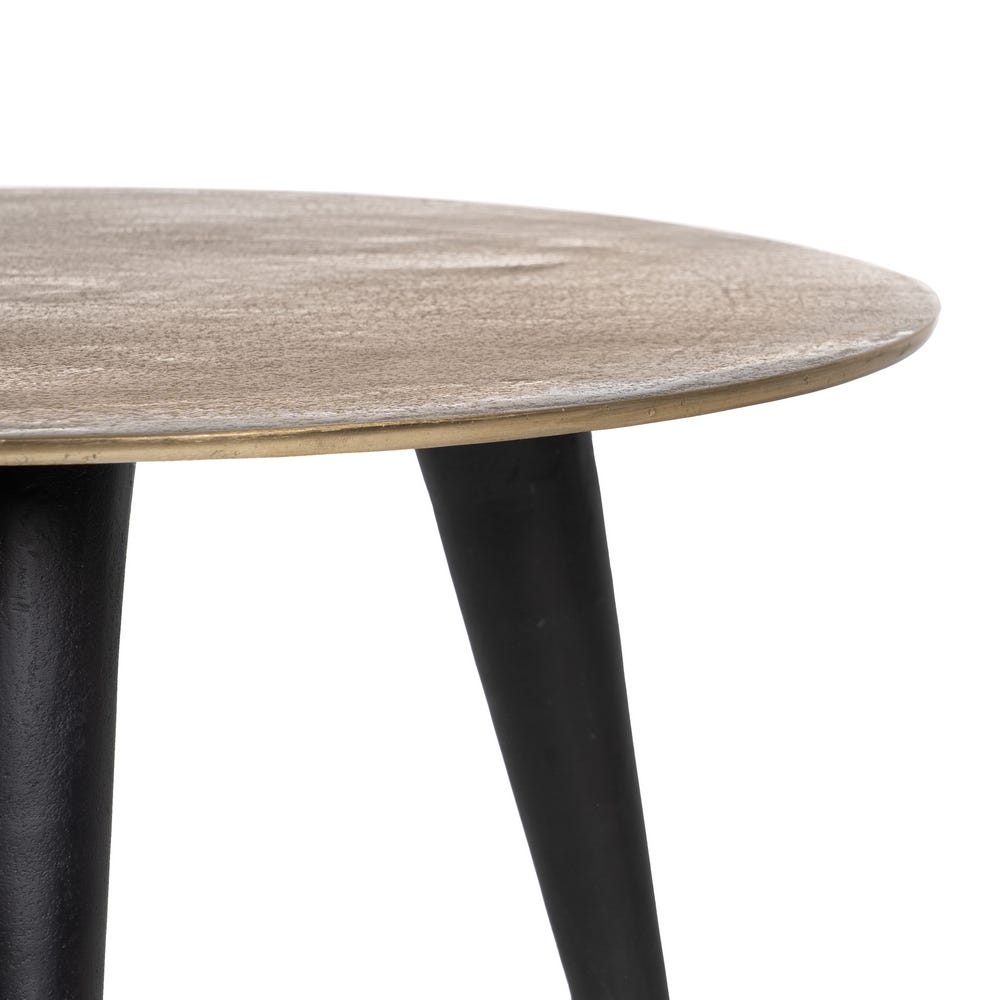 Mesa De Cafe Ouro-Petro Aluminio Room 60 X 60 X 45 Cm - Image 3