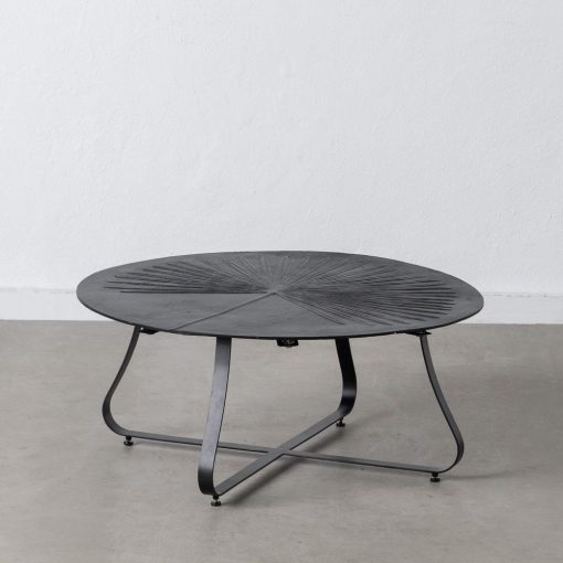 Mesa De Cafe Preto Aluminio/Ferro Room 80 X 80 X 35 Cm - Image 2