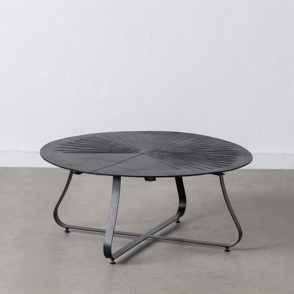Mesa De Cafe Preto Aluminio/Ferro Room 80 X 80 X 35 Cm - Image 5