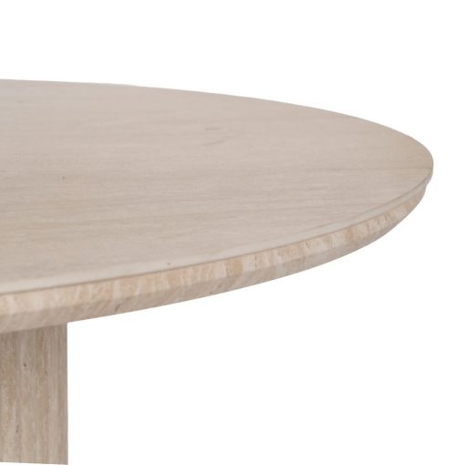 Mesa De Jantar Beige Pedra Mdf 90 X 90 X 76 Cm - Image 3