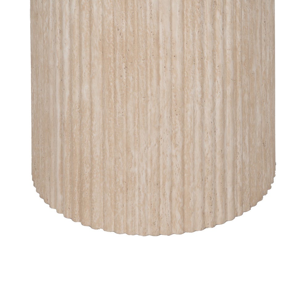 Mesa De Jantar Beige Pedra Mdf 90 X 90 X 76 Cm - Image 4