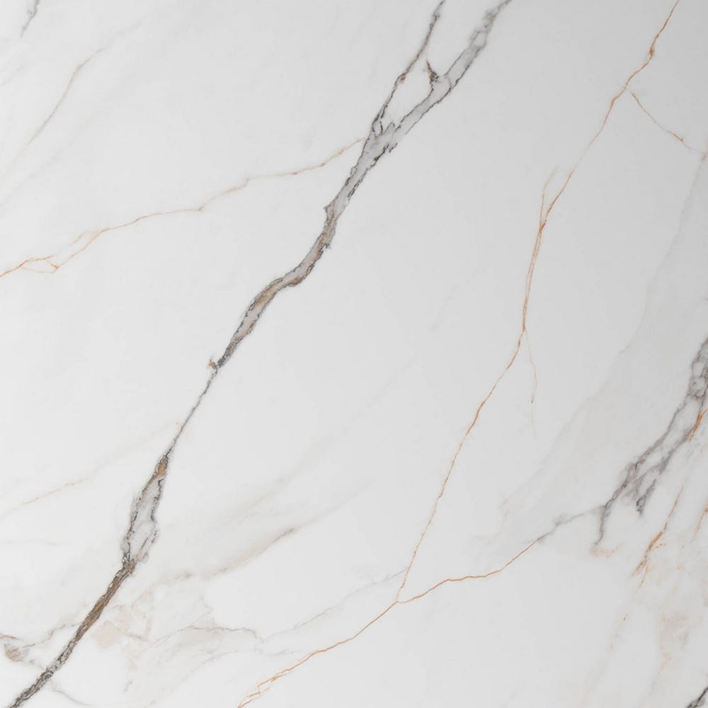 Mesa De Jantar Branco-Castanho Dm-Cerâmica 180 X 90 X 75 Cm - Image 5