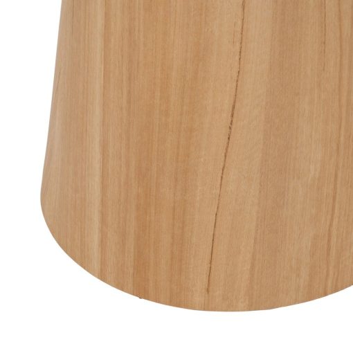Mesa De Jantar Branco-Natural 120 X 120 X 75 Cm - Image 4